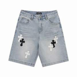 Picture of Chrome Hearts Jeans Short _SKUChromeHeartsM-2XLhgntx118799